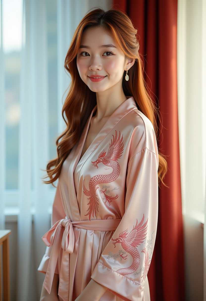 晚风吹进客厅